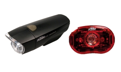 KTM - Headlight 1 LED 1W plus rearlight 0,5W